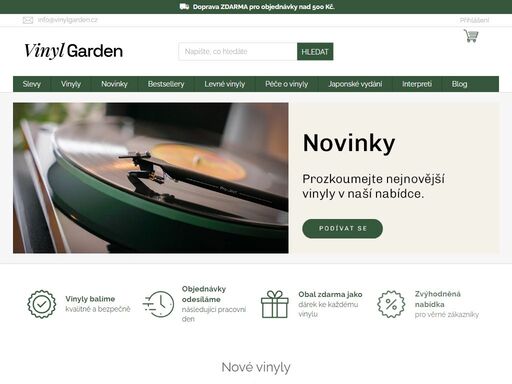 vinyl garden - radost z hudby. vstupte do vinyl garden, online obchodu s vinyly. u nás si vyberete z nových i již hraných vinylů především zahraničních interpretů. a přestože v nabídce naleznete především hip hop a elektro, na své si přijdou i milovníci mnoha dalších žánrů – zkrátka každý, kdo má nebo chce mít „radost…