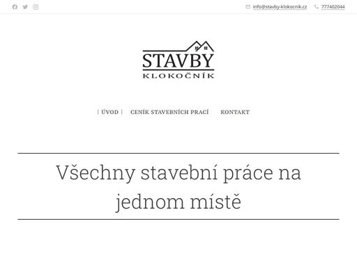 www.stavby-klokocnik.cz