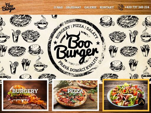 objednejte si on-line šťavnaté burgery, pizzu, těstoviny, saláty, sendviče - s sebou nebo rozvozem. z kvalitních surovin. bistro booburger bučovice.