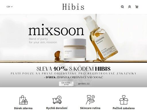 objevte tajemství korejské kosmetiky na hibis beauty! nabízíme širokou škálu autentických produktů pro všechny typy pleti. zaregistrujte se a získejte 10% slevu na váš první nákup.