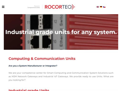 rocor teq is a central european technology provider, distributor and technology scout. wide spectrum of standard products on one hand, latest know-how on the other.