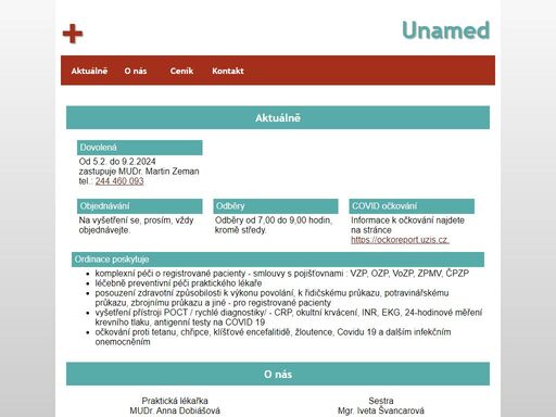 www.unamed.cz