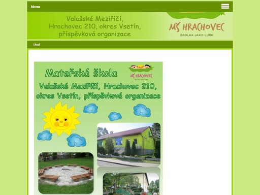 oficiální internetové stránky mateřské školy valašské meziříčí, hrachovec 210, okres vsetín, příspěvková organizace.