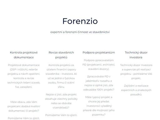 www.forenzio.cz