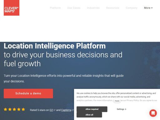 turn your location intelligence efforts into powerful insights to guide your business decisions. move from guesswork to proven insights. 