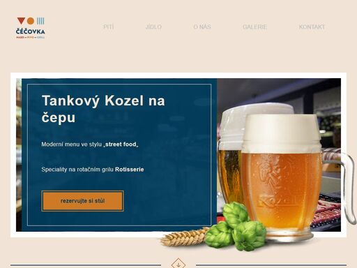 live bar a restaurant v čéčově ulici v českých budějovicích