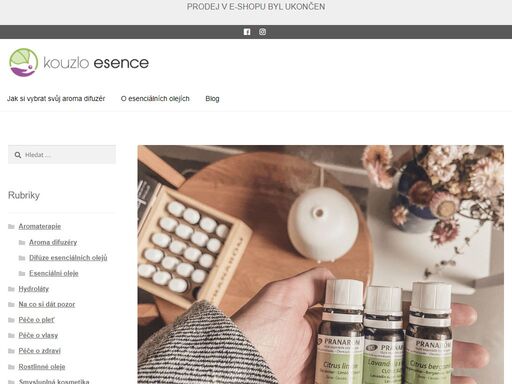 mám ráda kosmetický minimalismus a aromaterapii. přednost dávám čistým, šetrným produktům a moc ráda o tom všem píšu na mém blogu.