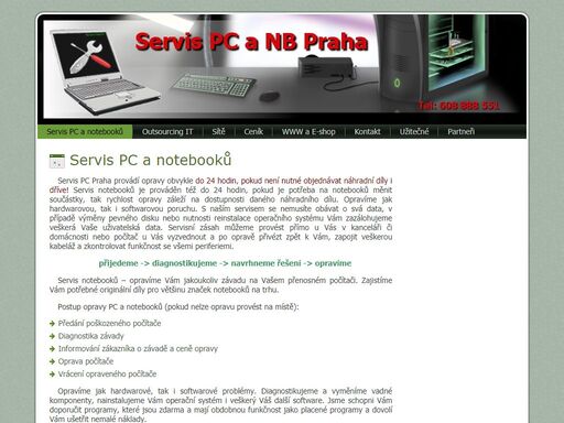 servis pc praha - servis počítačů a notebooků v praze. outsourcing it. správa sítí, tvorba www stránek a tvorba e-shopů.