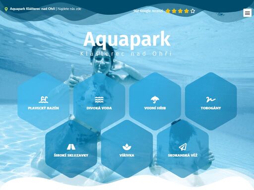 aquapark klášterec nad ohří - vstupné na celý den 100 kč! v ceně vstupného jsou započítány všechny atrakce v aquaparku.