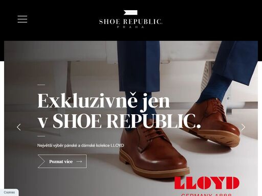 pečlivě vybraná kvalitní a módní obuv světových značek - 6 poboček v čr ? | +30 světových značek obuvi, lloyd, ara, högl a další ? | česká rodinná firma ?