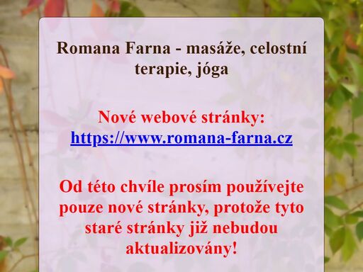 www.masaze-romana-farna.cz