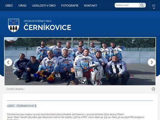 oficiální stránky obce černíkovice