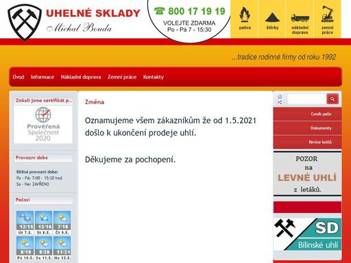 www.uhlibouda.cz