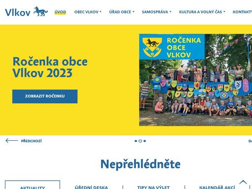 www.obecvlkov.cz