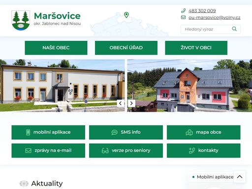 oficiální stránky obce maršovice