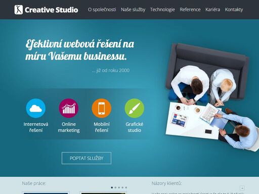 creative studio – efektivní webová řešení na míru vašemu businessu.