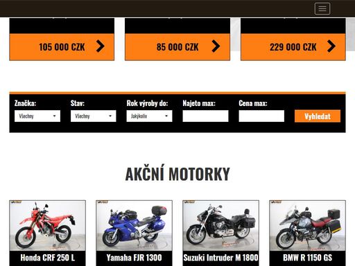 motospeed. kvalitní prodejce ojetých motocyklů různých značek a provozovatel půjčovny prověřených motorek