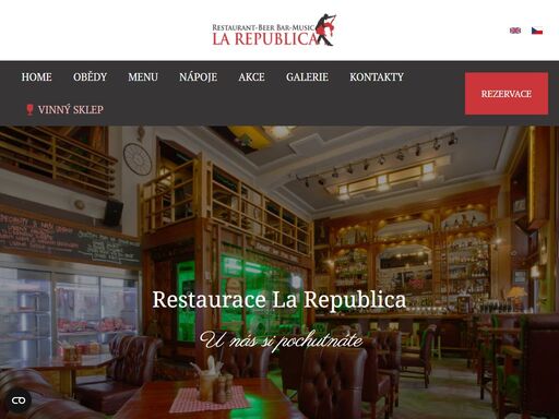 restaurace la republica se nachází v centru prahy, přímo u náměstí republiky. disponujeme nejvyšším barem v čr a bohatou nabídkou piv.