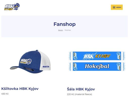 hokejbal-kyjov.cz/fanshop