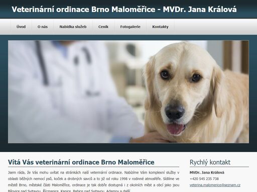www.veterinamalomerice.cz