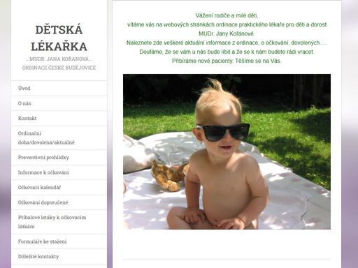 www.detskylekarcb-mudrkoranova.cz