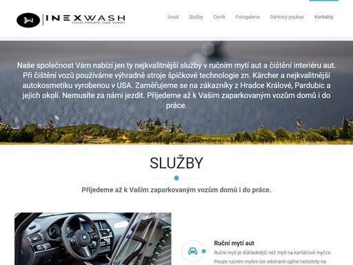 ruční mytí aut