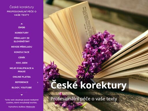redakční úpravy textů, korektury, překlady ze slovenštiny, revize překladů