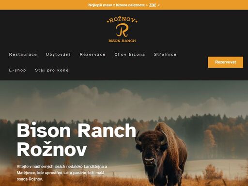 bison ranch rožnov