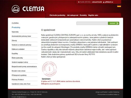 www.clemsa.cz