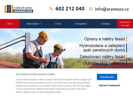 www.vyskove-prace-araneuss.cz