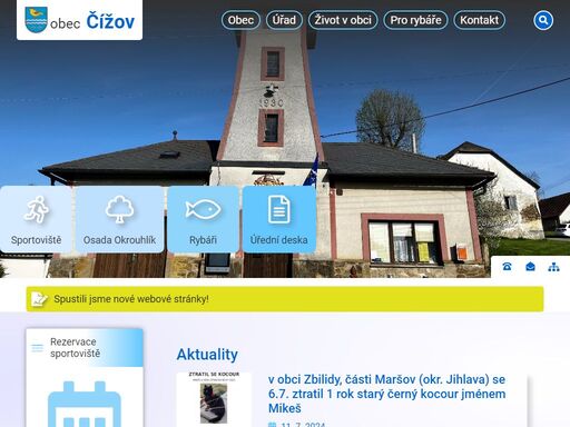 www.obec-cizov.cz