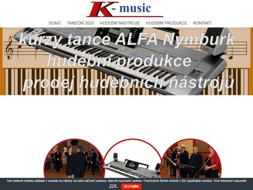 k-music nabízí hudební nástroje, hudební produkce a také pořádáme taneční kurzy alfa v nymburce.