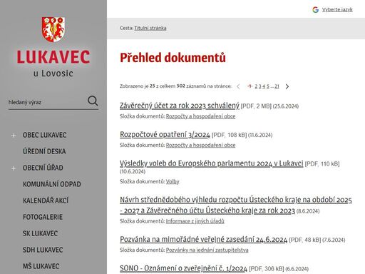 www.obec-lukavec.cz