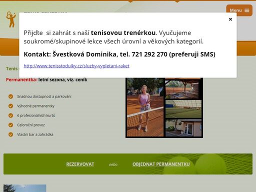 www.tenisstodulky.cz