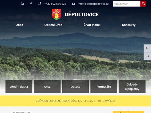 www.obecdepoltovice.cz