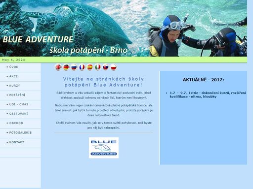 www.blueadventure.cz