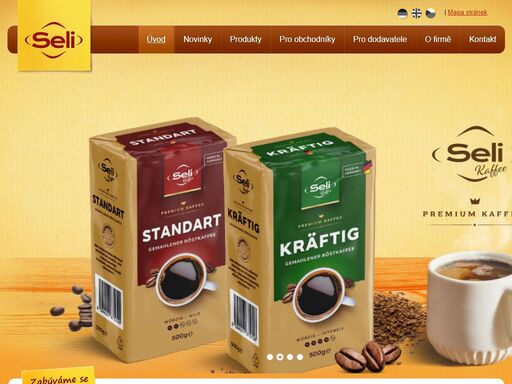 distributor kávy a kvalitních čokoládových cukrovinek