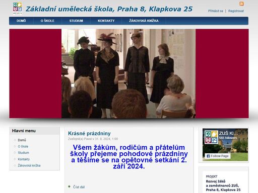 www.zusklapkova.cz