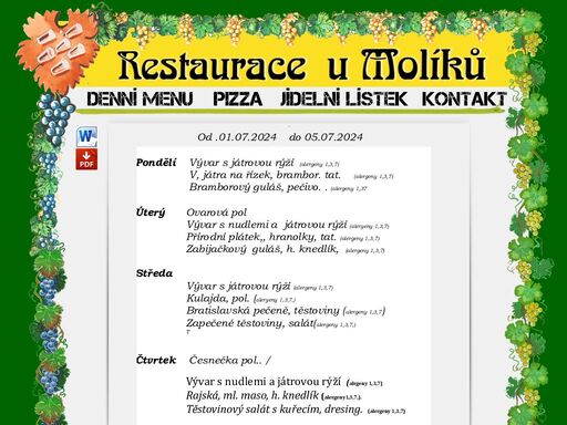 www.restauraceumoliku.cz