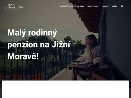 www.vinarskypenzionprednihora.cz