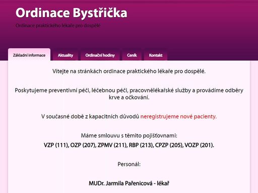 ordinace-bystricka.cz