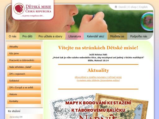 www.detskamisie.cz