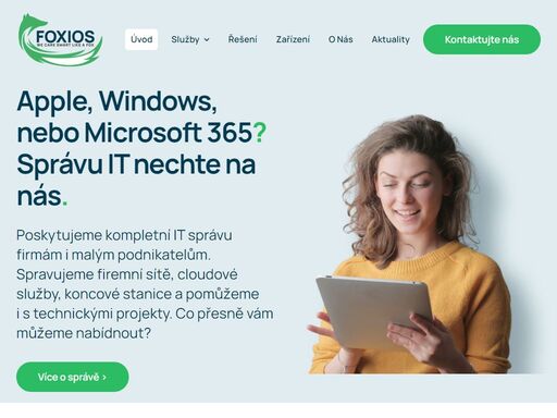 it služby pro firmy. microsoft 365 správa a prodej. apple správa pomocí mdm. správa webu a hosting. microsoft teams a office 365.