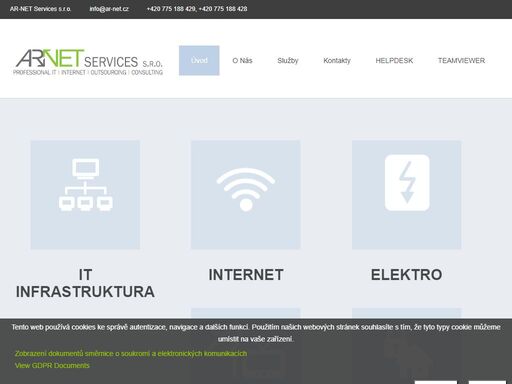 administrace - měření a regulace (mar) , správa sítě windows servery ,exchange , servisní práce, ezs systémy, dvb-t, dvb-s, hosting, voip