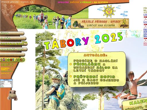 turisticko přírodovědné oddíly jarní tábor letní tábor výlety výpravy volnočasové aktivity pro děti a mládež