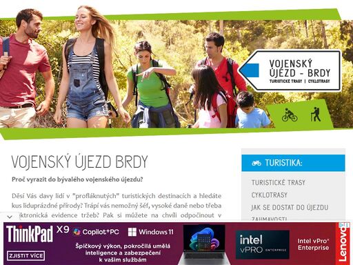 informace o turistických a cyklistických trasách v bývalém vojenském újezdu brdy. zajímavosti, možnosti ubytování, historie újezdu.
