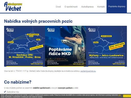 zaměřujeme se na mezinárodní i vnitrostátní dopravu. nabízíme expresní doručení nákladu a profesionální služby s dlouholetou praxí.