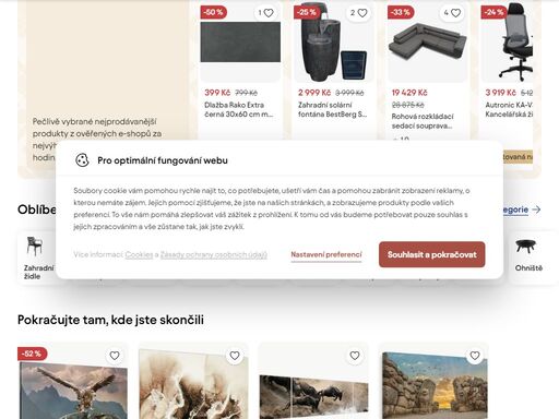 více než 1 000 obchodů na jednom místě
