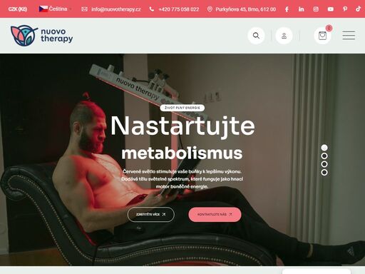 červené světlo pro zdraví, sport i krásu