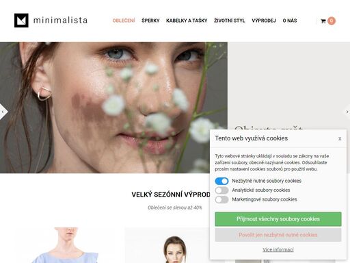 minimalista | síla jednoduchosti, krása detailu | e-shop s designovou módou a doplňky